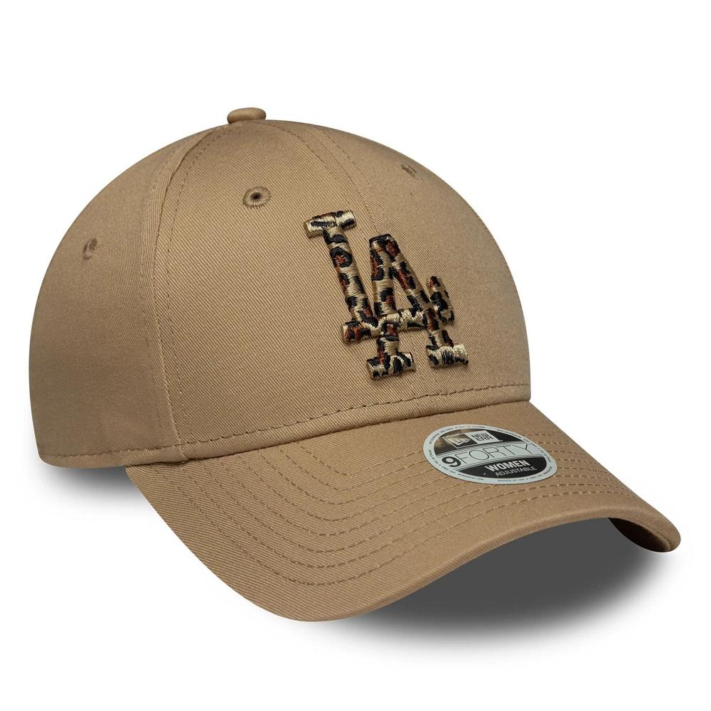 Dámská Čepice New Era LA Dodgers MLB Animal Infill 9FORTY 60771742 - béžové