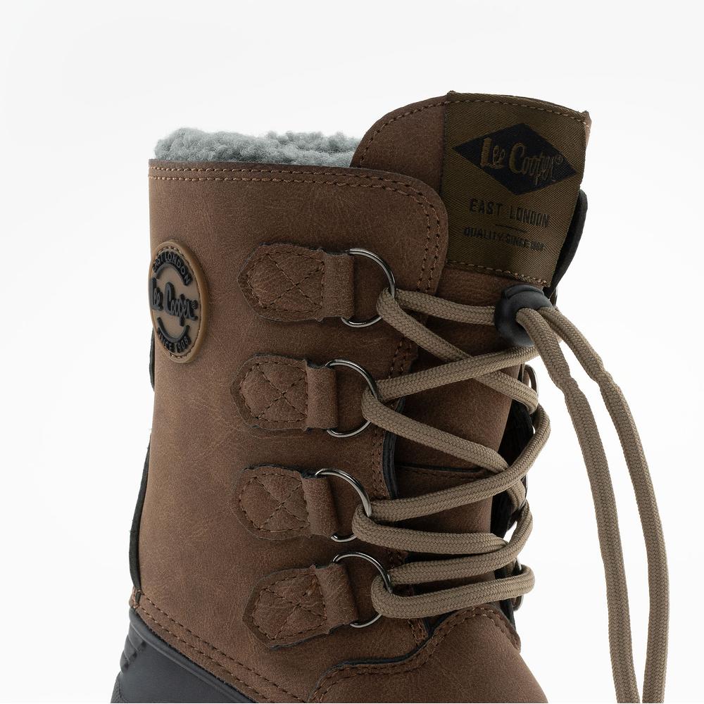 Dětské boty Lee Cooper LCJ-24-44-2842K - hnědé