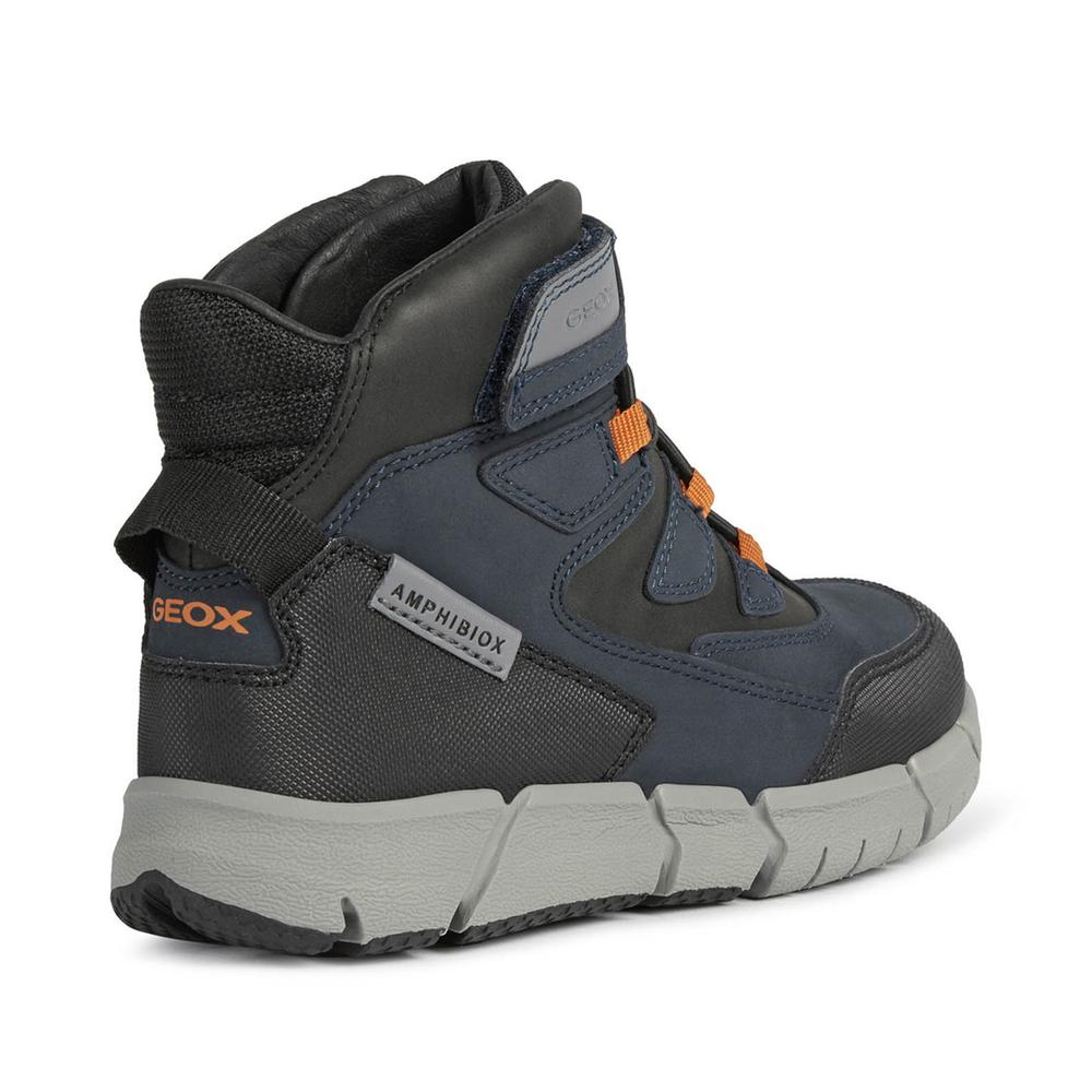 Boty Geox Flexyper Abx J169XA032MEC0661 - šedivé