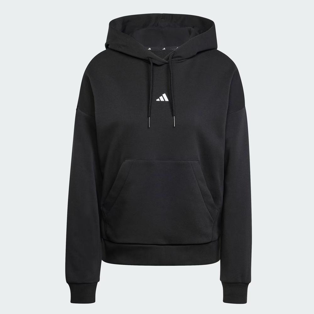 Dámská mikina adidas Sportswear Essentials Small Logo Feel Cozy Hoodie JN1861 - černé