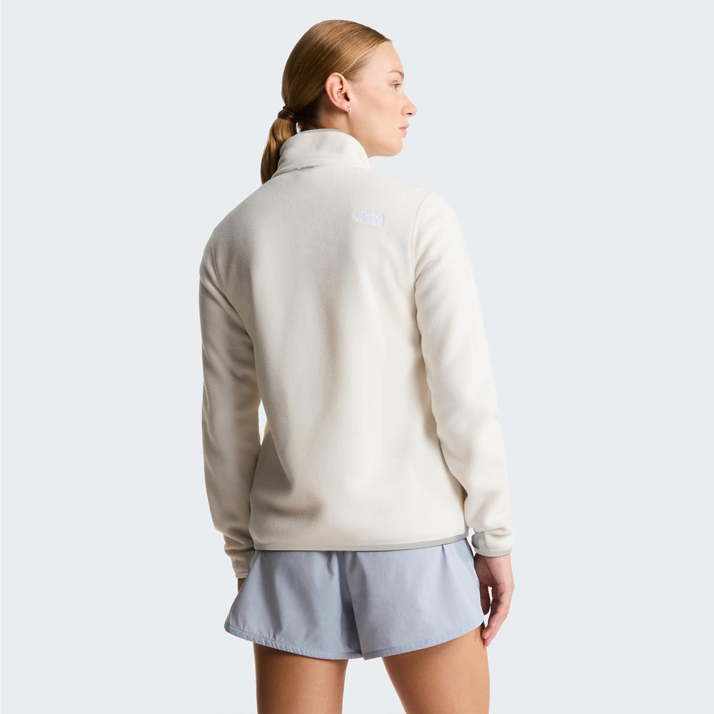 Dámská blúza The North Face 100 Glacier Full-Zip Fleece 0A8D2FQLI1 - bílé