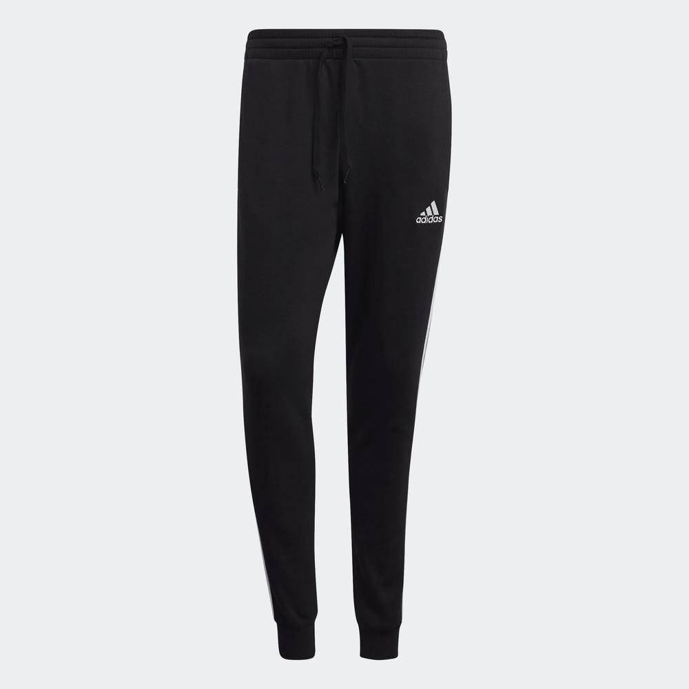Sportovní tepláky adidas Essentials 3-Stripes Fleece GM1089 - černé