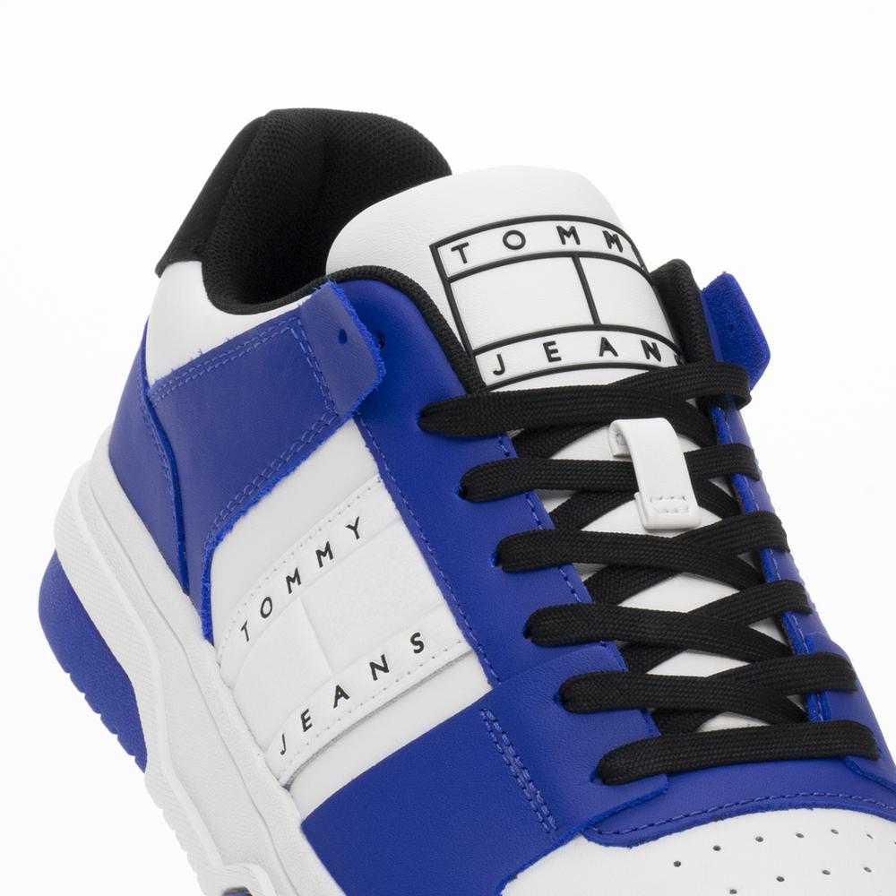 Boty Tommy Jeans TJM Leather Cupsole 2.0 EM0EM01283-0K5 - bílé