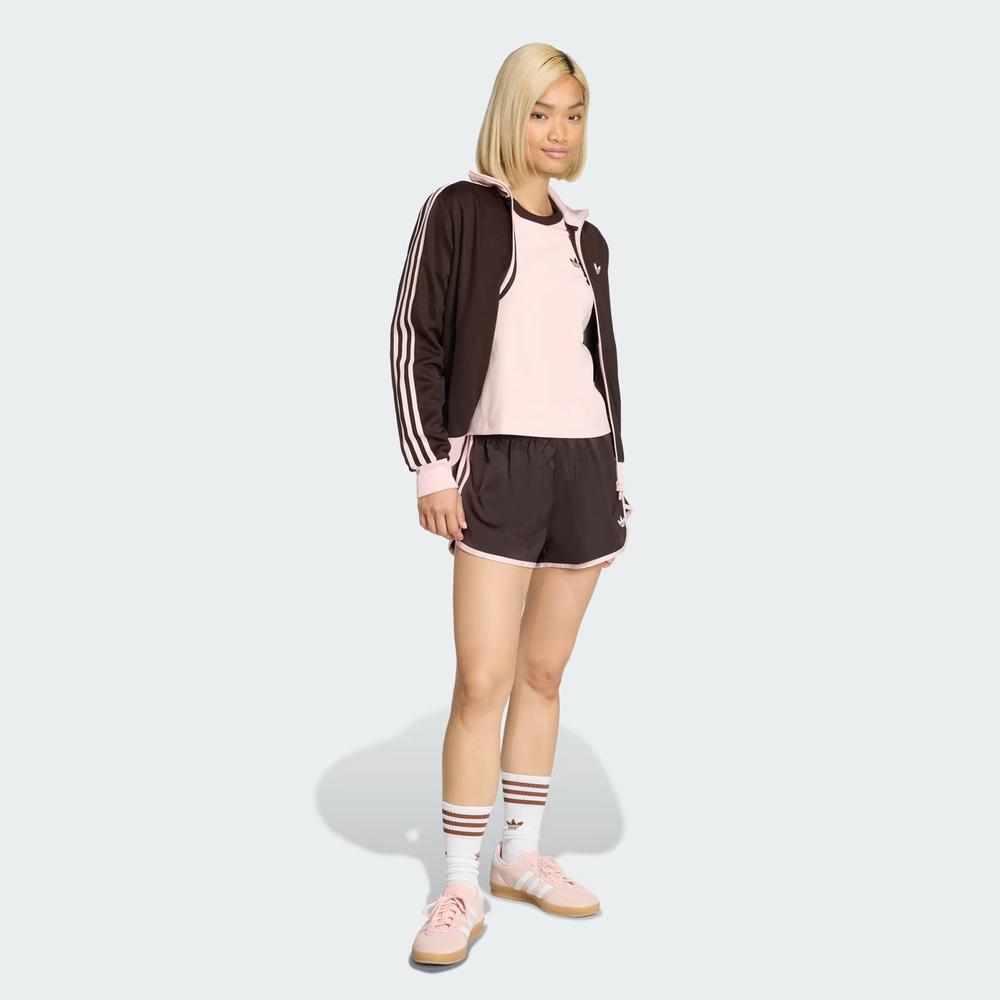 Dámská tričko adidas Originals 3-Stripes Slim KC9016 - růžové