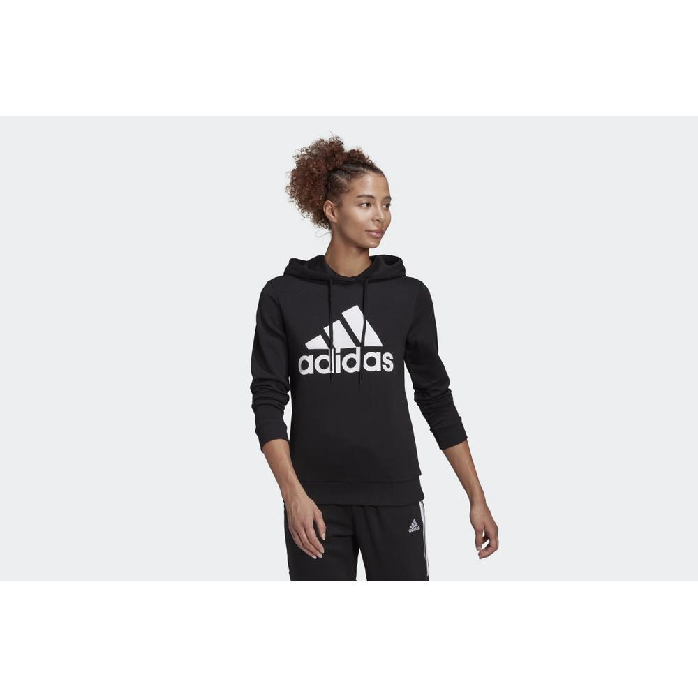 Mikina adidas Essentials Relaxed Logo Hoodie GM5514 - černé