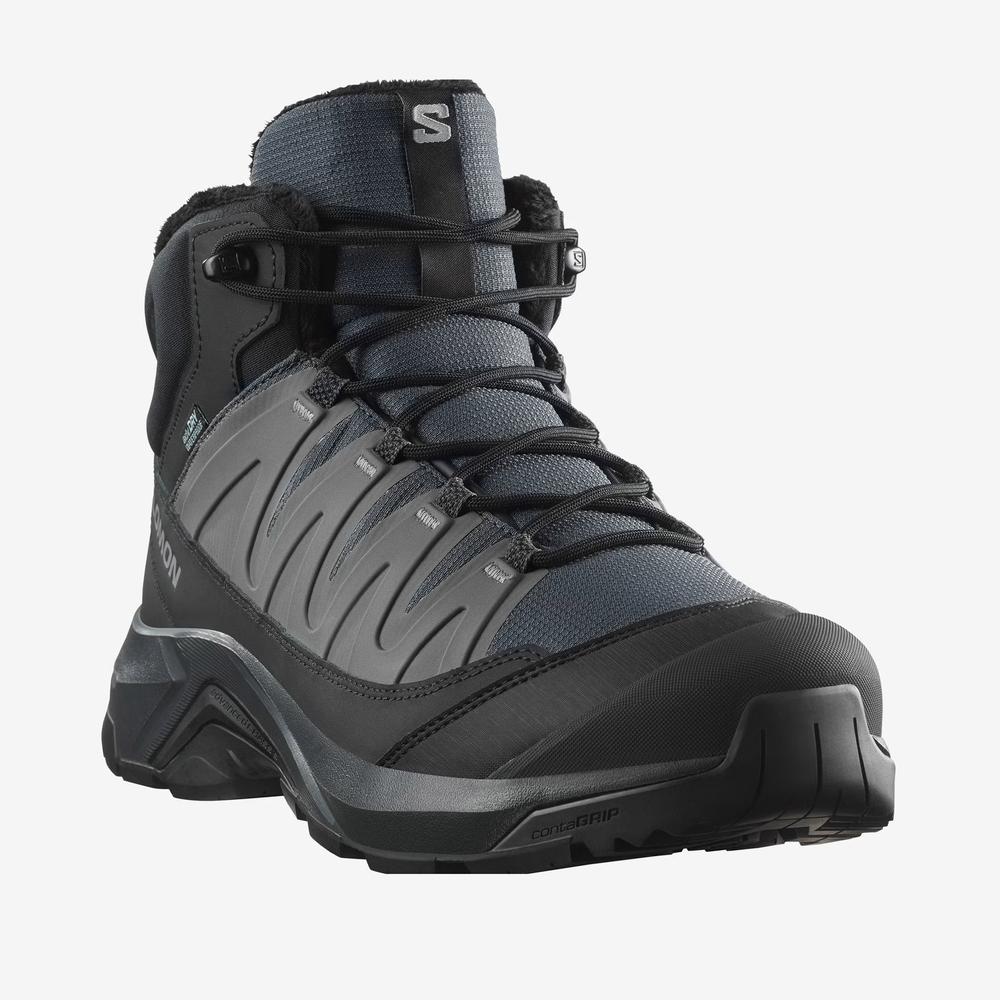 Pánské boty Salomon X-Adventure Coldrush Waterproof L47856000 - černé