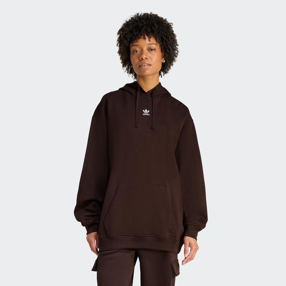Dámská mikina adidas Originals Essentials Loose French Terry KC9145 - hnědé