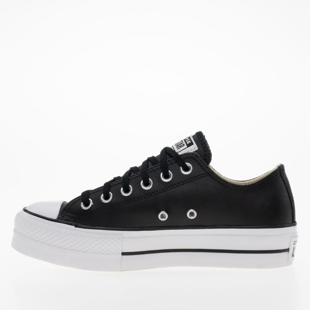 Boty Converse Chuck Taylor All Star Lift Platform Leather 561681C - černé