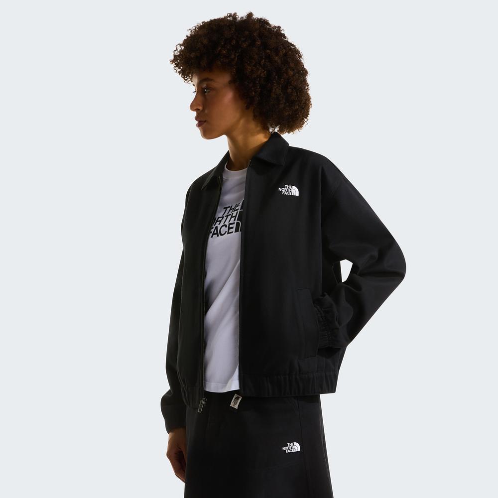Dámská bunda The North Face Twill Collared 0A8G9DJK31 - černé