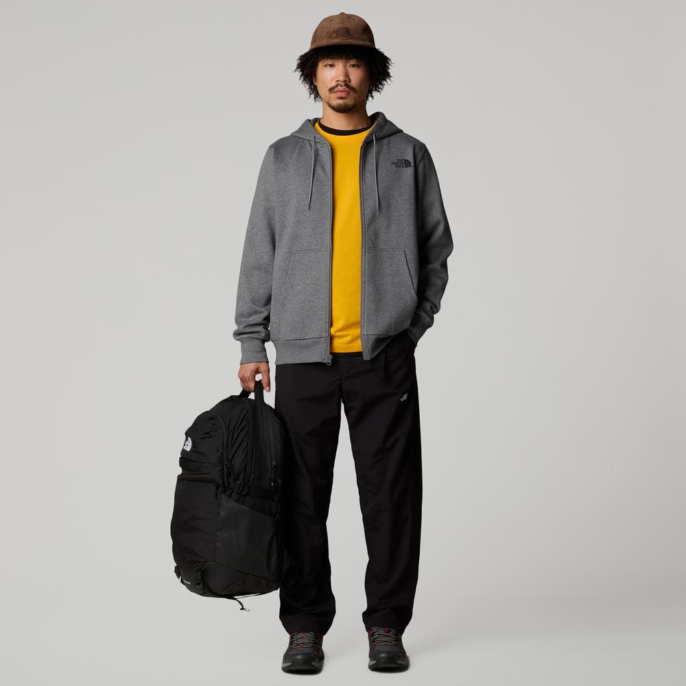 Mikina The North Face Simple Dome Full Zip 0A89FDDYY1 - šedivé