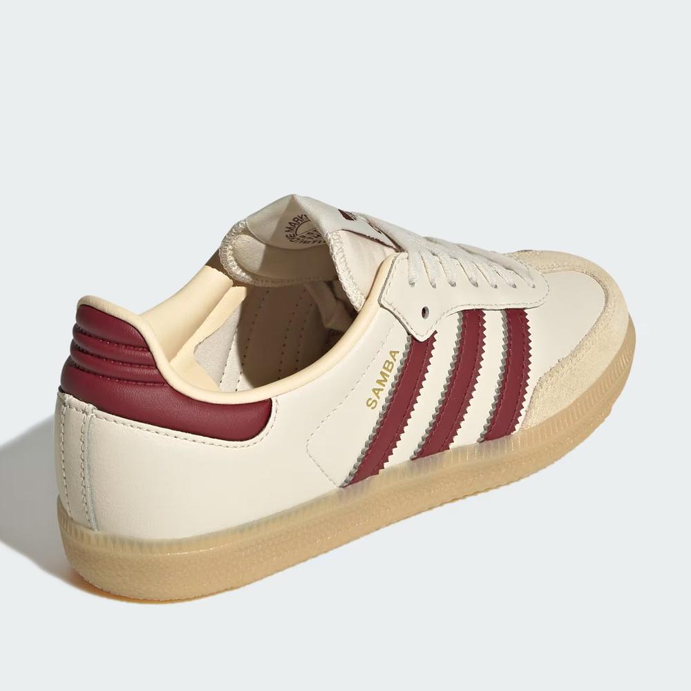 Dětské boty adidas Originals Samba OG J JQ8554 - béžové