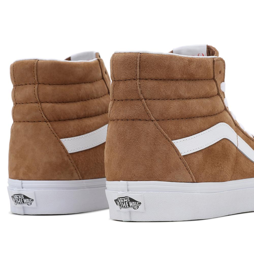 Boty Vans Pig Suede Sk8-Hi VN0005U9TBN1 - hnědé