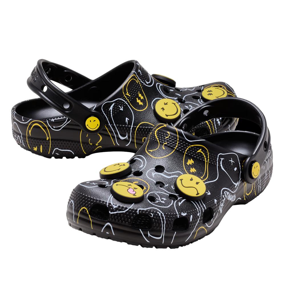Žabky SmileyWorld Classic Clog 211693-90H - černé