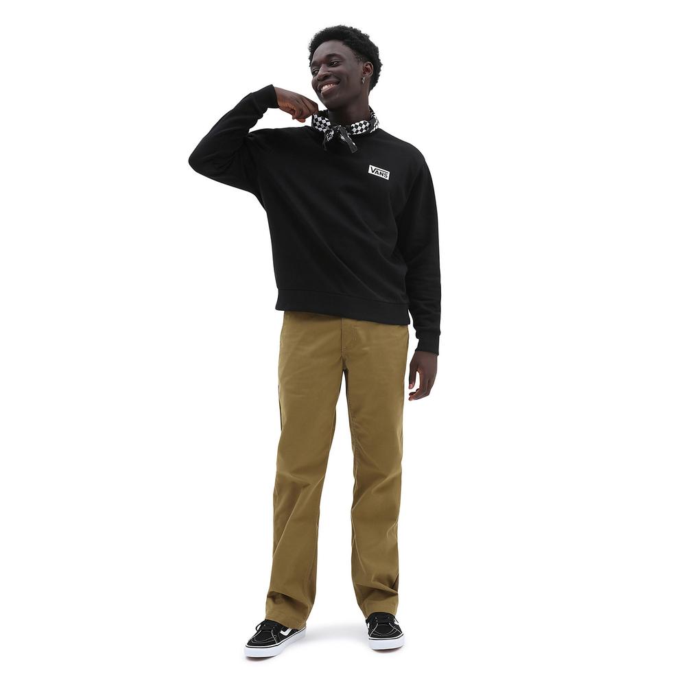 Mikina Vans Relaxed Fit Crew VN0007FPBLK1 - černé
