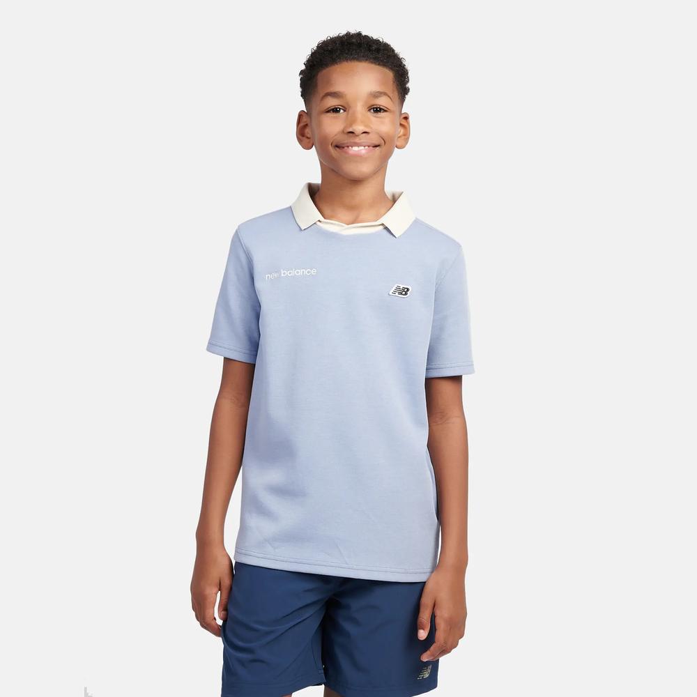 Dětské tričko New Balance LAKB0195DUS - modré
