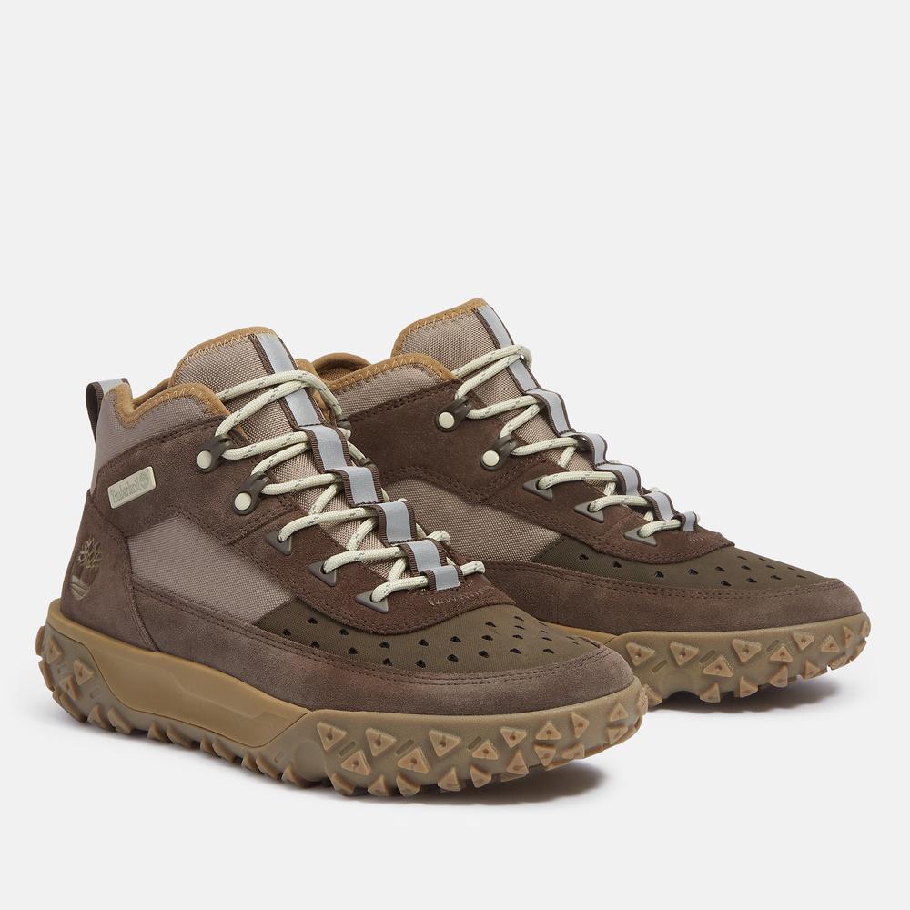 Boty pánské Timberland Greenstride Motion 6 Mid Lace TB0A6CW12421 - hnědé