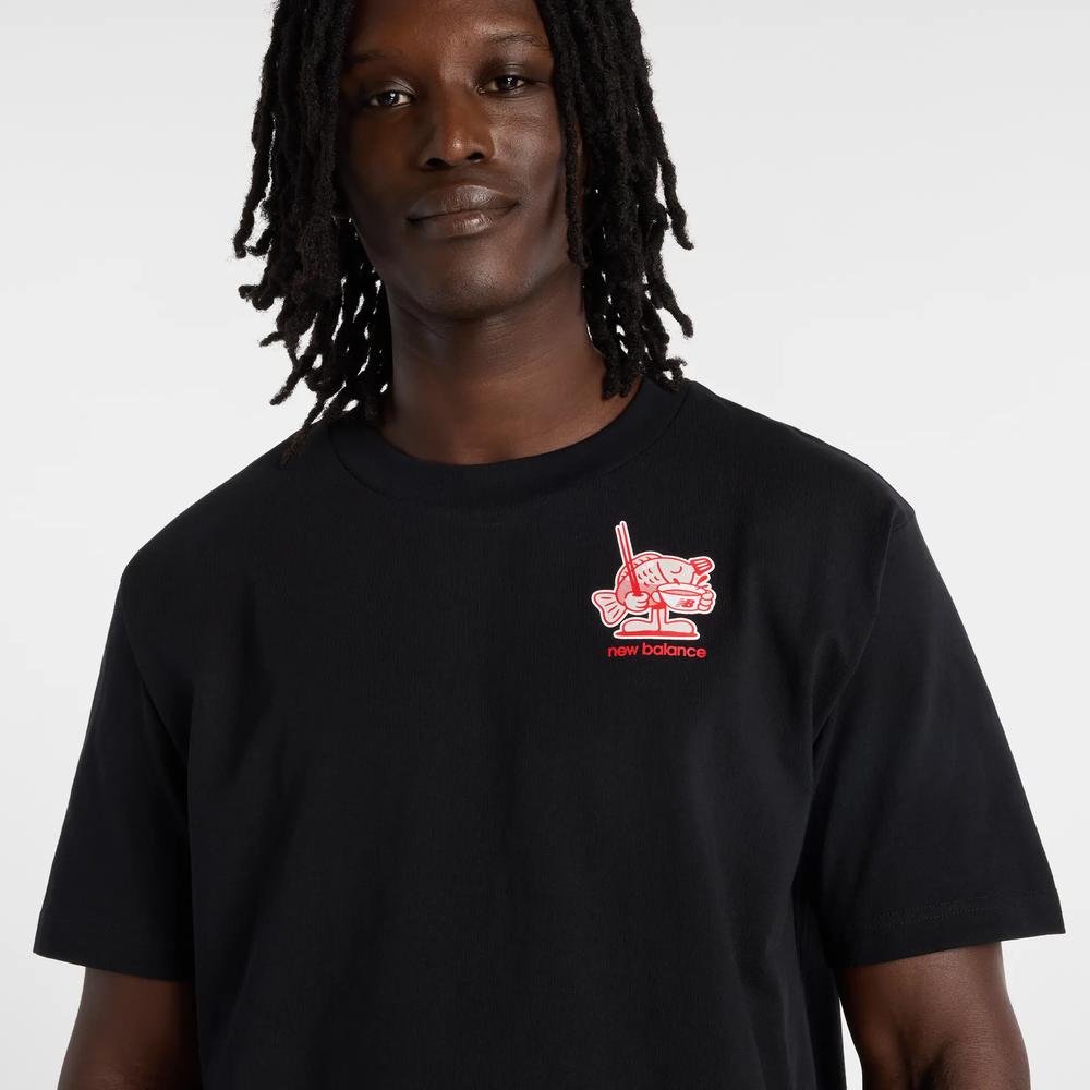Pánské tričko New Balance MT61H51DBK - černé