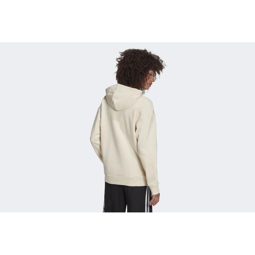 Mikina adidas Originals Adicolor Trefoil Hoodie H33586 - béžové