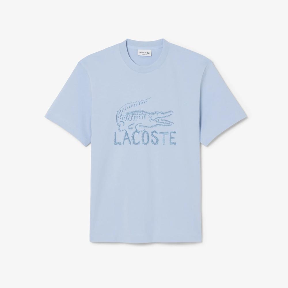 Pánská Tričko Lacoste TH1427-HBA - modré