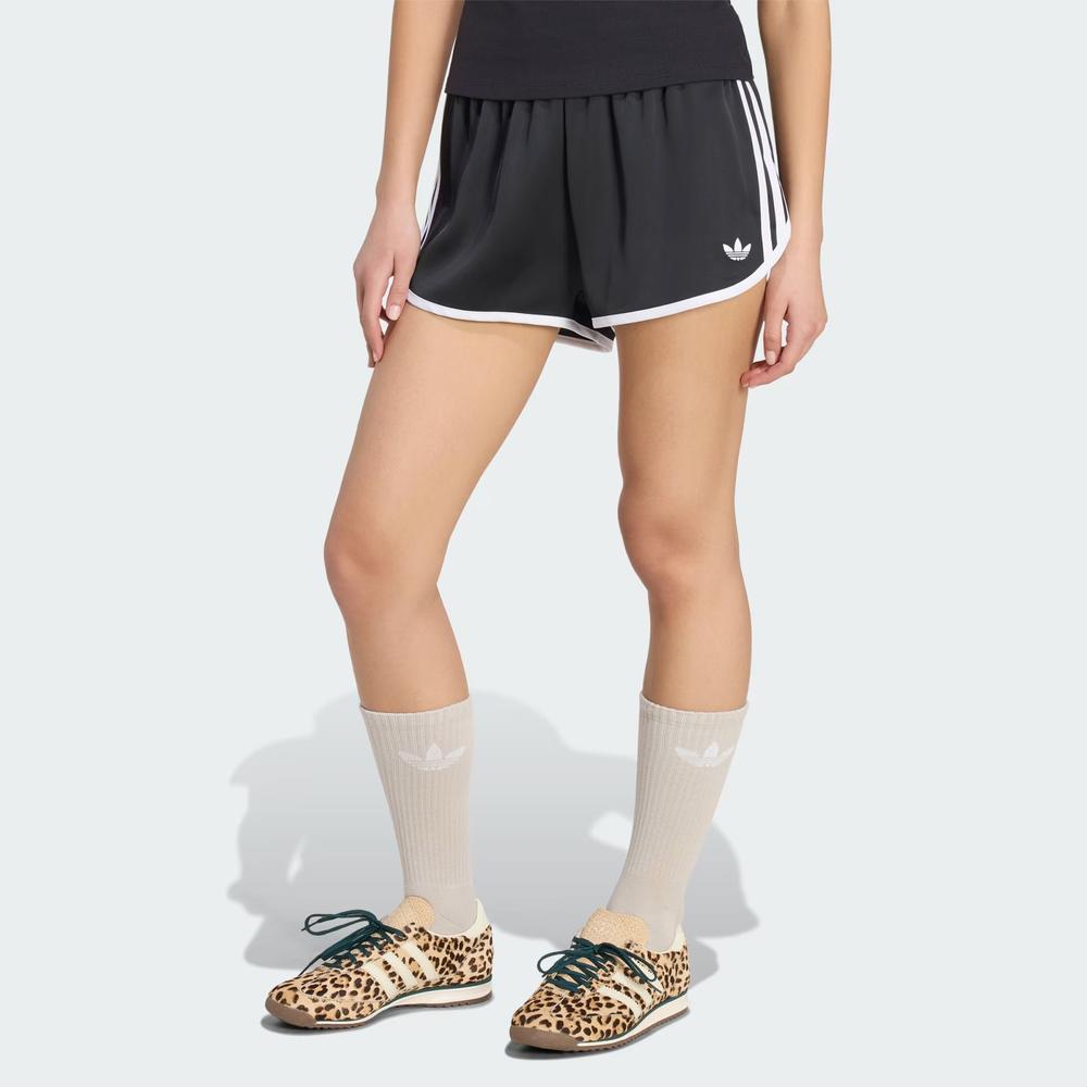 Krátké kalhoty dámské adidas Originals 3-Stripes Sprinter KD7977 - černé