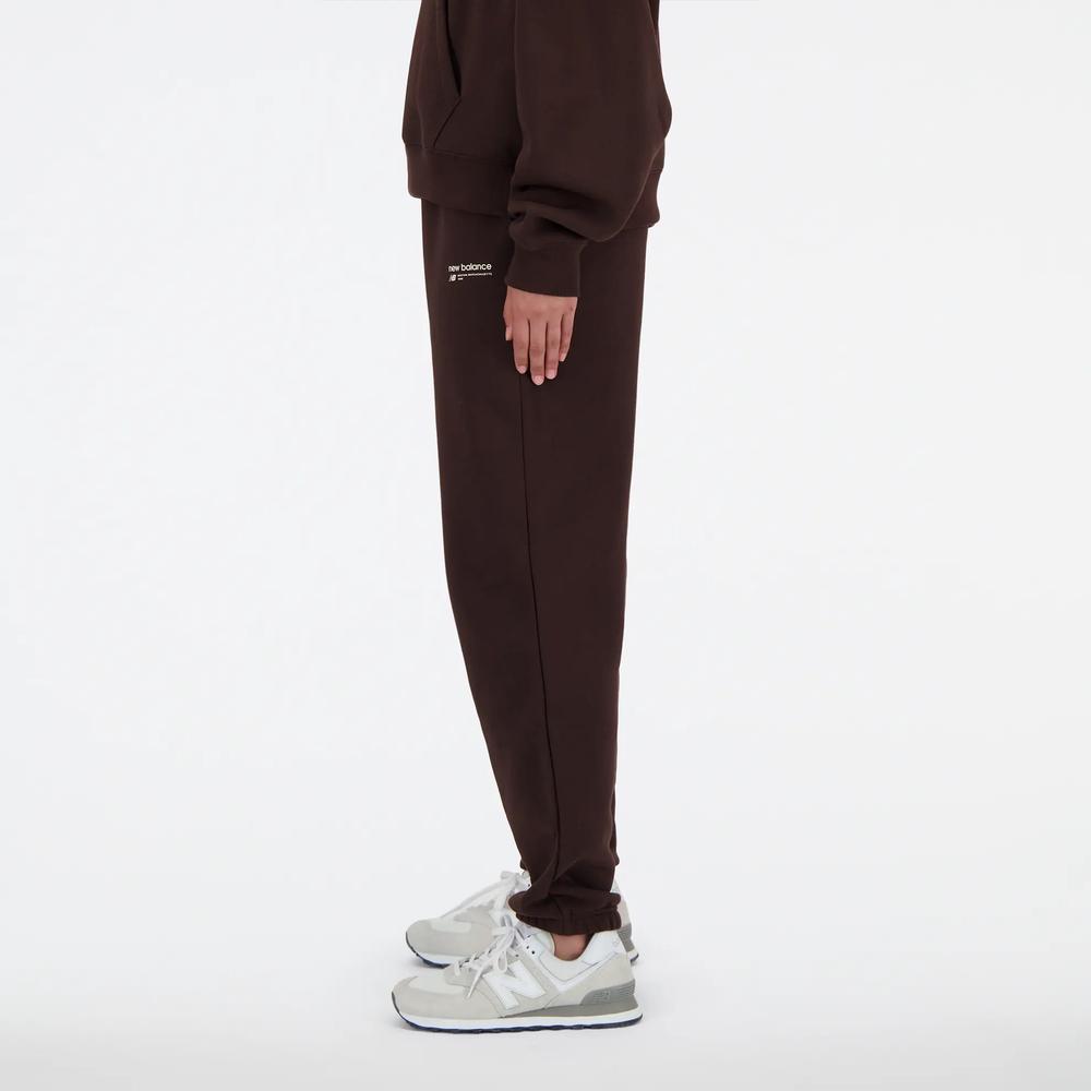 Kalhoty New Balance WP33513KCF - hnedé