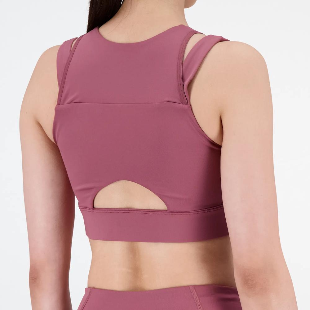 Dámský top New Balance WB21110WAD - růžové