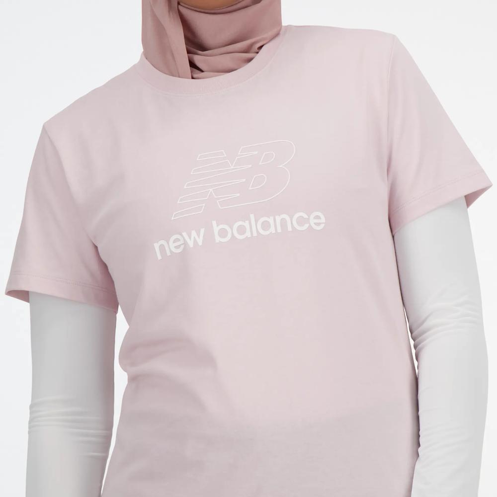Dámské tričko New Balance WT41816SOI - růžové