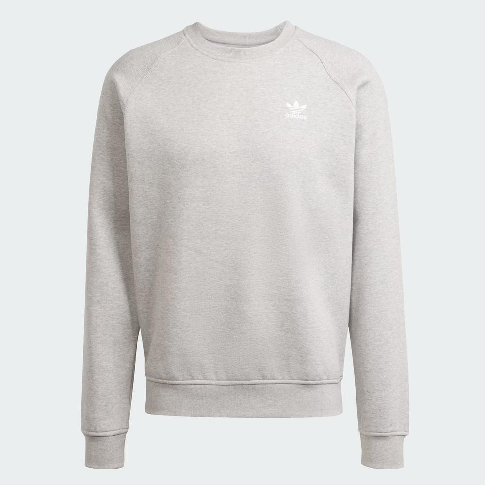 Mikina pánské adidas Originals Trefoil Essentials Crew JY6140 - šedivé