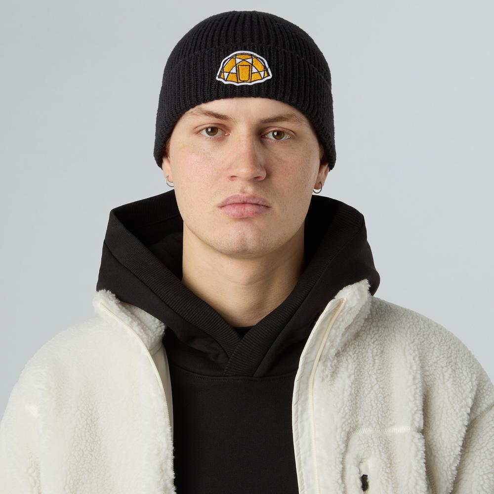 Zimní čepice unisex The North Face Logo Box Beanie 0A8CHEFOX1 - černé