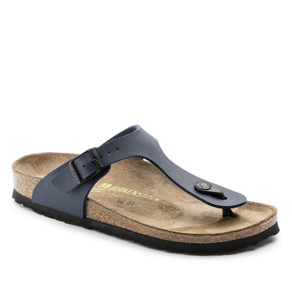 Žabky unisex Birkenstock Gizeh 143621 - tmavě modrě