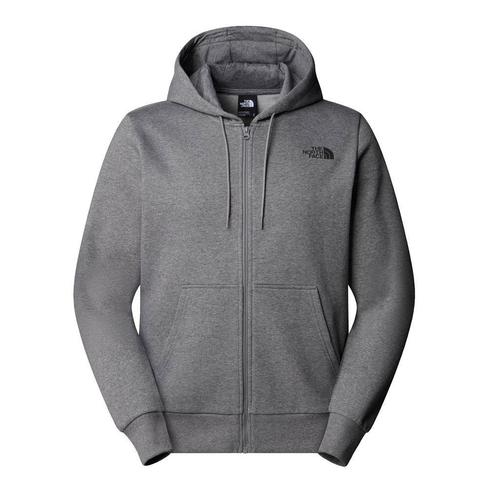 Mikina The North Face Simple Dome Full Zip 0A89FDDYY1 - šedivé