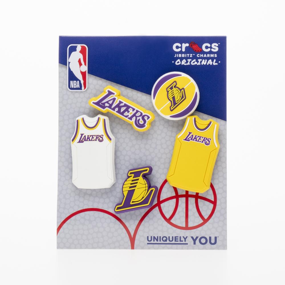 Crocs Jibbitz NBA Los Angeles Lakers 5P 10011275 - různobarevné