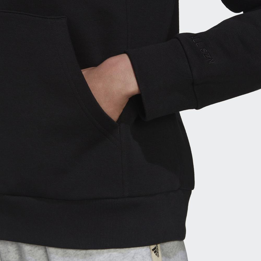 Mikina adidas All SZN Fllece Full-Zip Hoodie HC8848 - černé