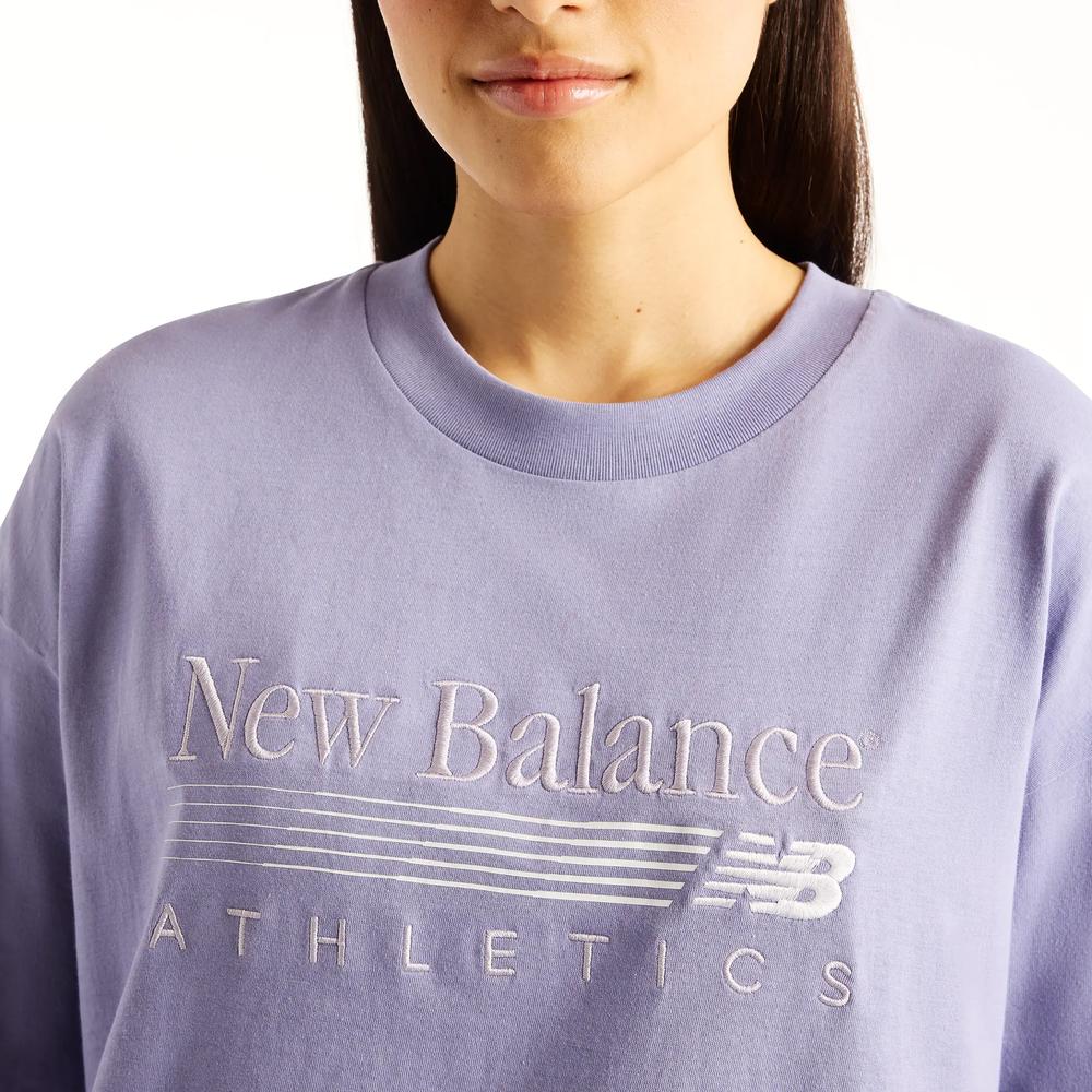 Dámské tričko New Balance Trackside WT6297MKDSV - fialové