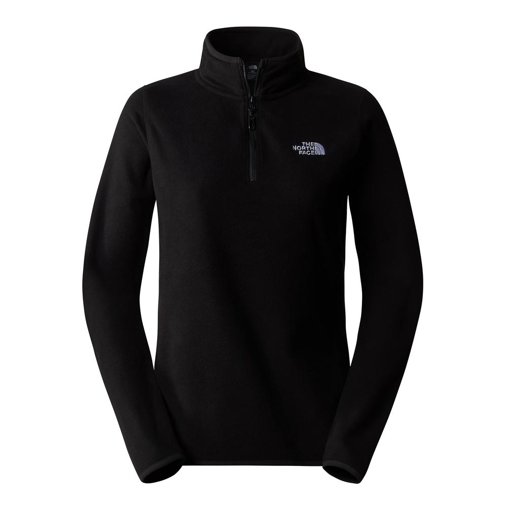 Blúza The North Face 100 Glacier 1/4 Zip Fleece 0A855M4H01 - černé