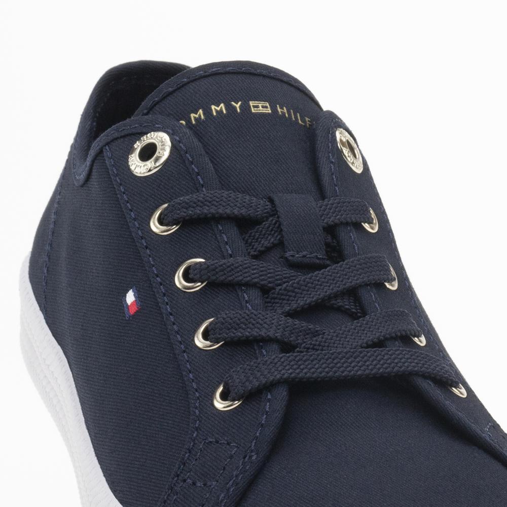Boty Tommy Hilfiger Essential Vulcanized Sneaker FW0FW07119-DW6 - tmavě modrě