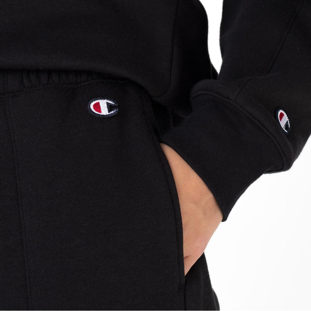 Kalhoty Champion C Logo Ribbed Cuff Joggers 116611-KK001 - černé