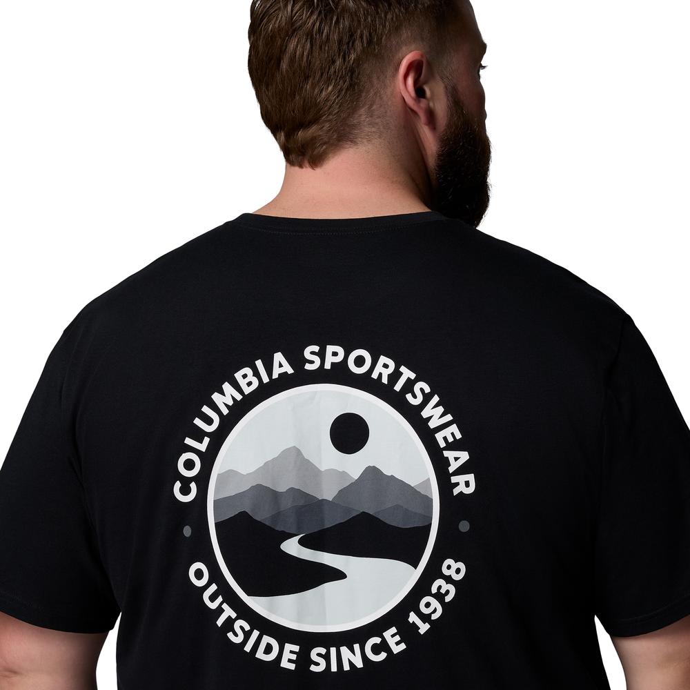 Pánská tričko Columbia CSC Back Graphic 2155021012 - černé