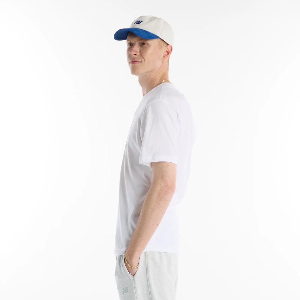 Pánské tričko New Balance MT61Y0XJWT - bílé