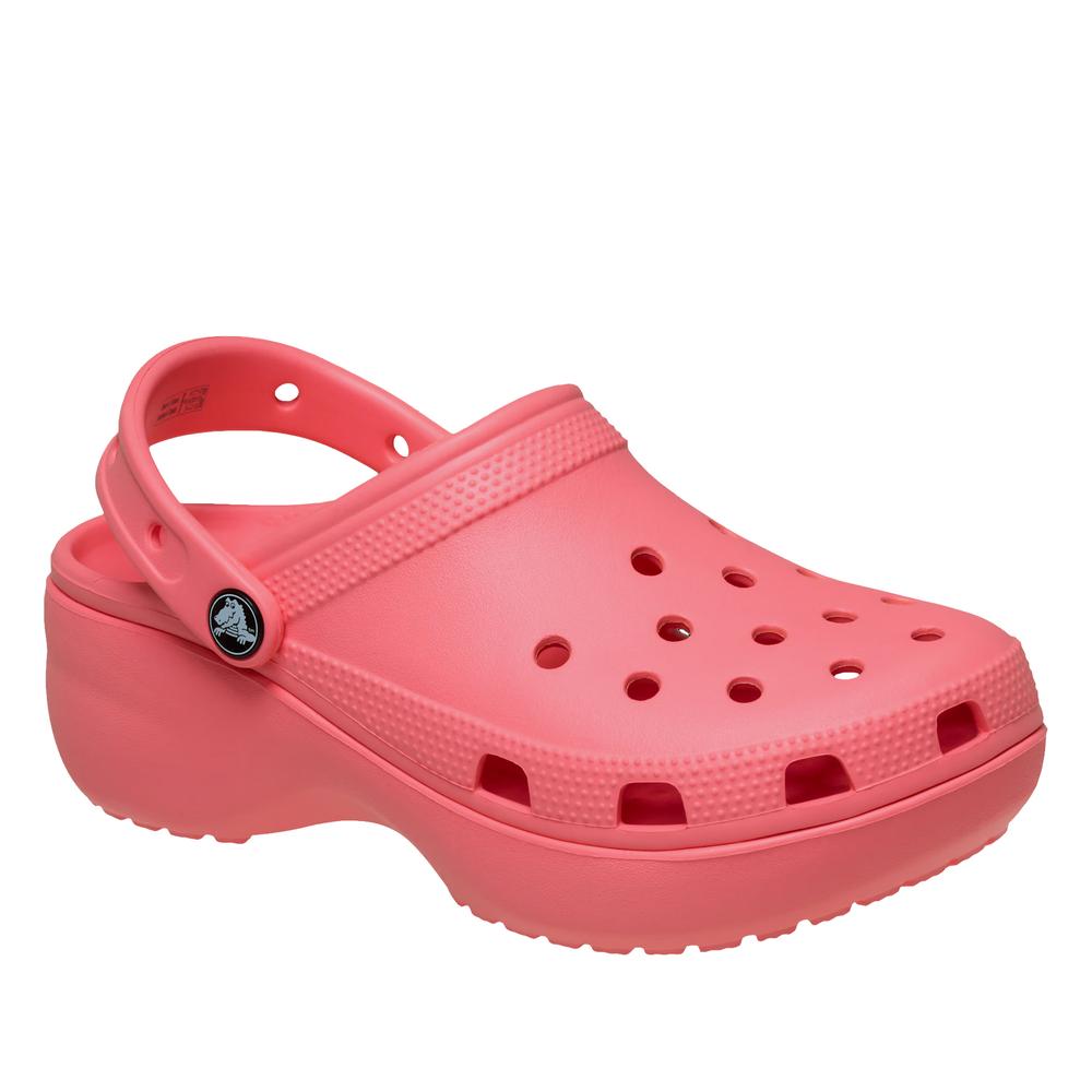 Žabky dámské Crocs Classic Platform Clog 206750-6UI - růžové