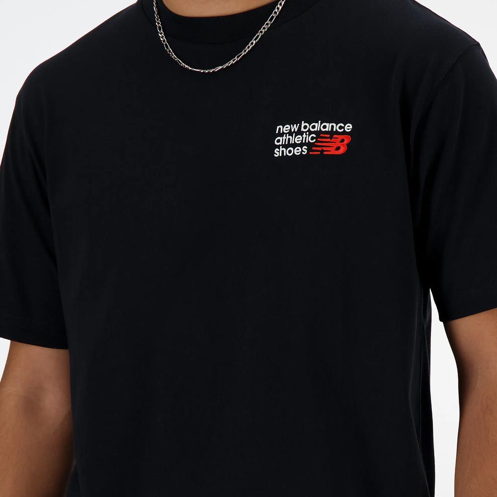 Pánské tričko New Balance MT41908BK - černé
