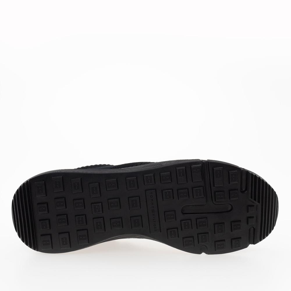 Boty Tommy Hilfiger Lightweight RWB Knit FM0FM05423-BDS - černé