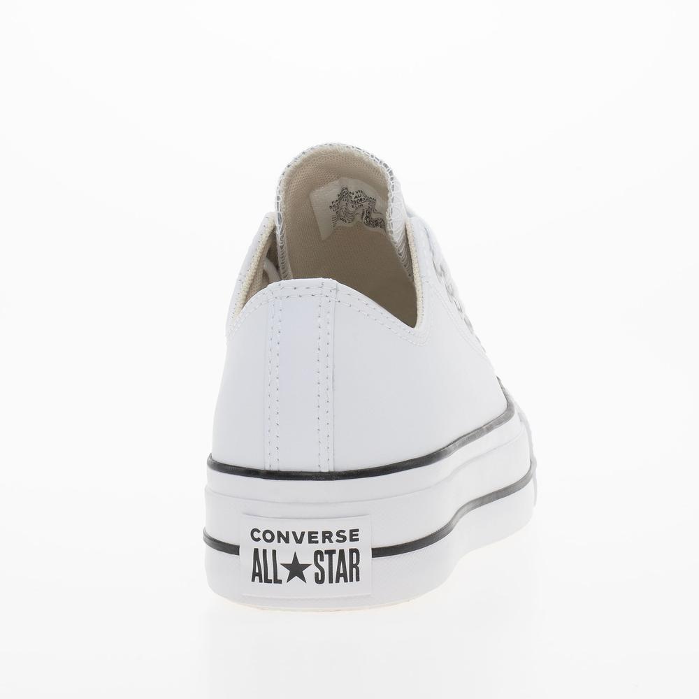 Boty Converse Chuck Taylor All Star Lift Platform Leather 561680C - bílé