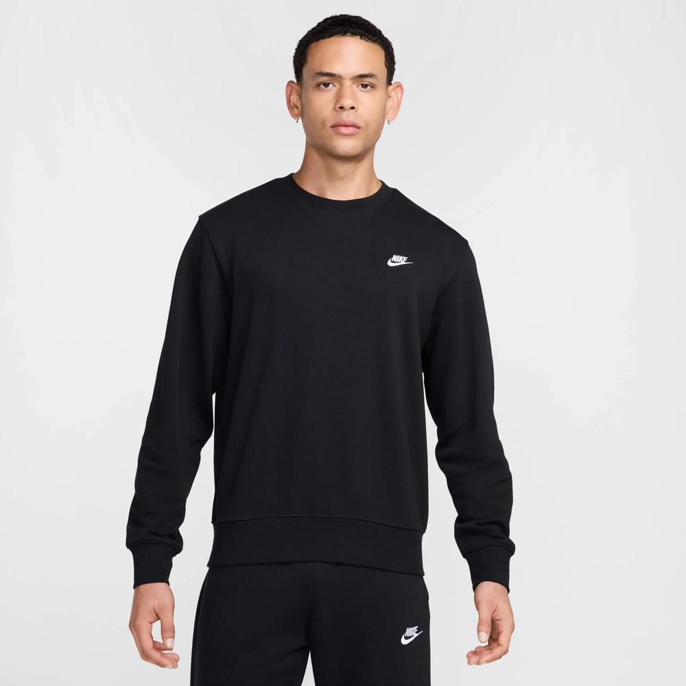 Pánská mikina Nike Club French Terry Crew FN3888-010 - černé