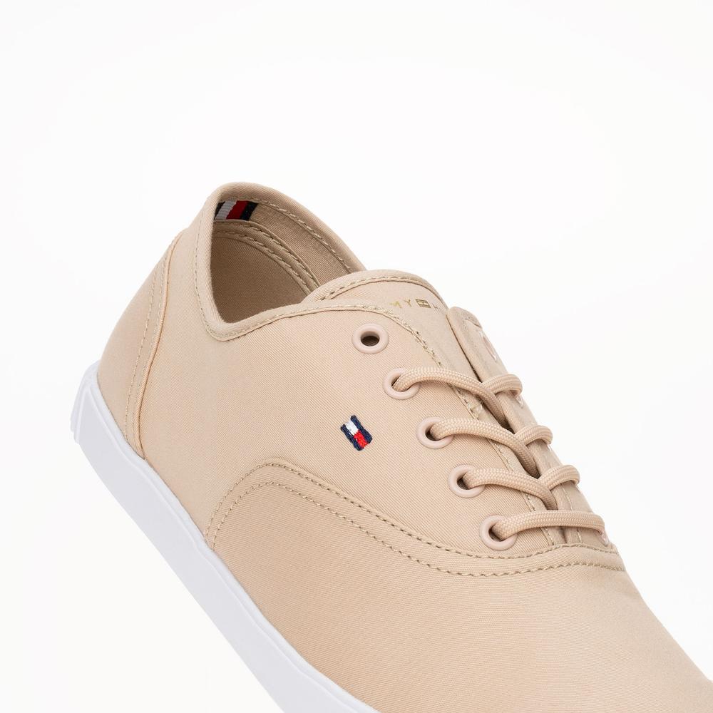 Boty Tommy Hilfiger Canvas Lace Up FW0FW07805-TRY - růžové