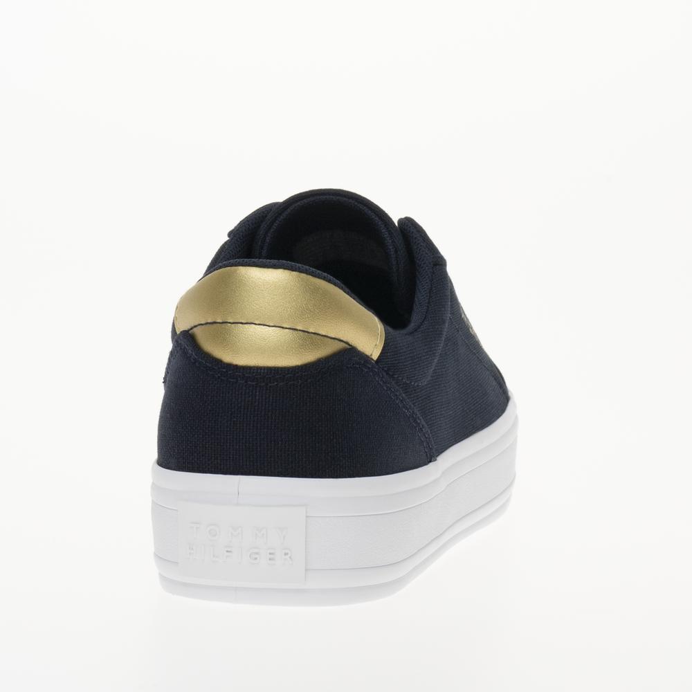 Boty Tommy Hilfiger Essential Vulc Canvas FW0FW07682-DW6 - tmavě modrě