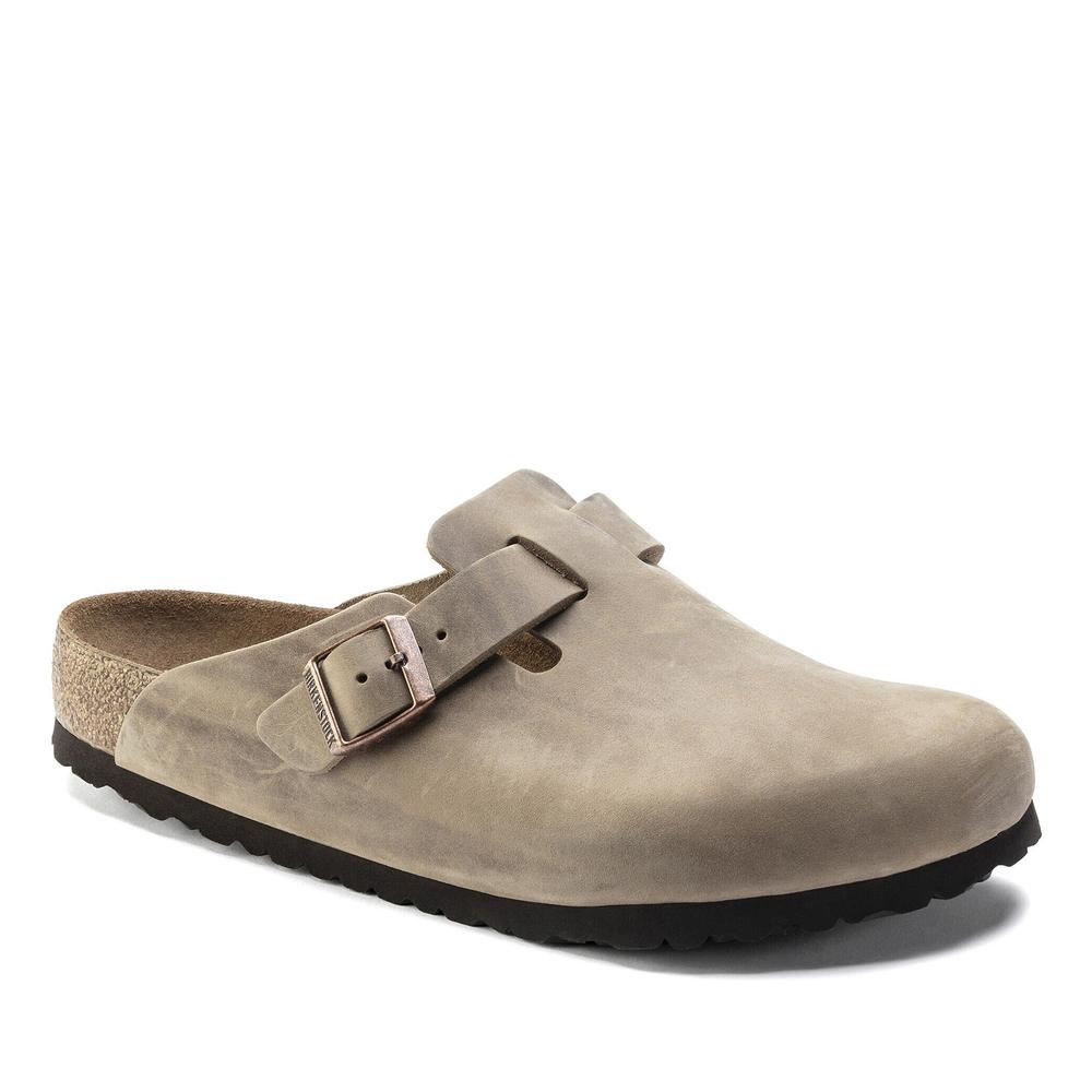 Žabky unisex Birkenstock Boston 1018147 - hnědé
