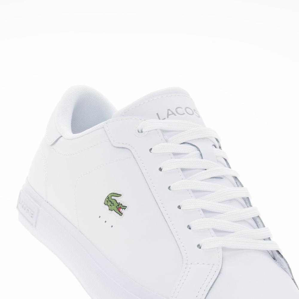 Boty Lacoste Powercourt  125 2 SMA 749SMA0081-21G - bílé
