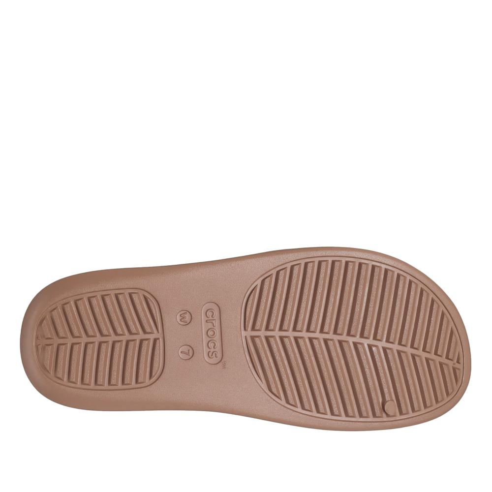 Dámské Žabky Crocs Getaway Platform H-Strap 209409-2Q9 - hnědé