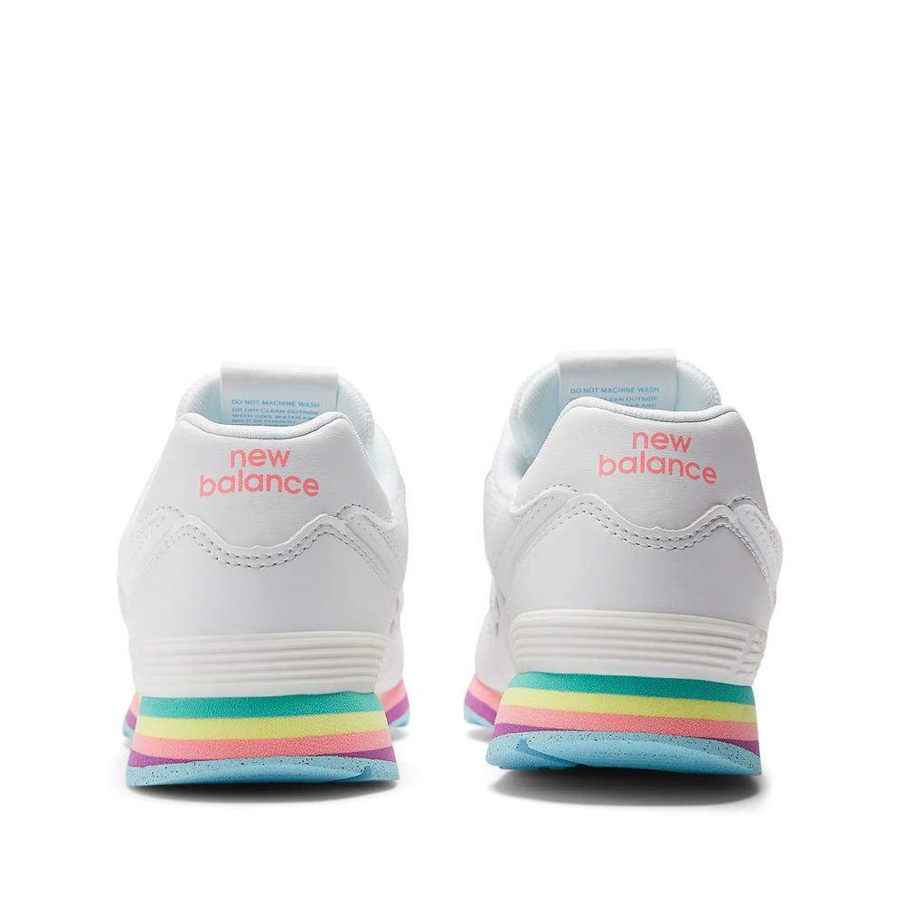 Dětské boty New Balance PV574KIJ - bílé